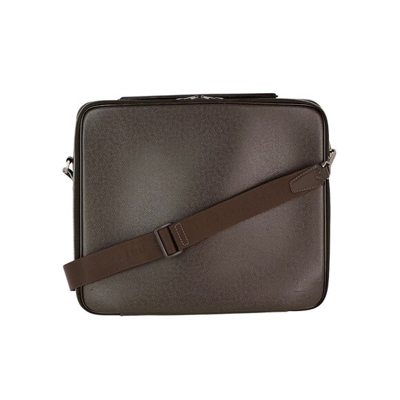 Louis Vuitton Taiga Odessa Laptop Brown Leather Briefcase - Picture 1 of 14